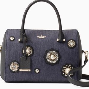 Kate Spade denim and leather Cameron Street